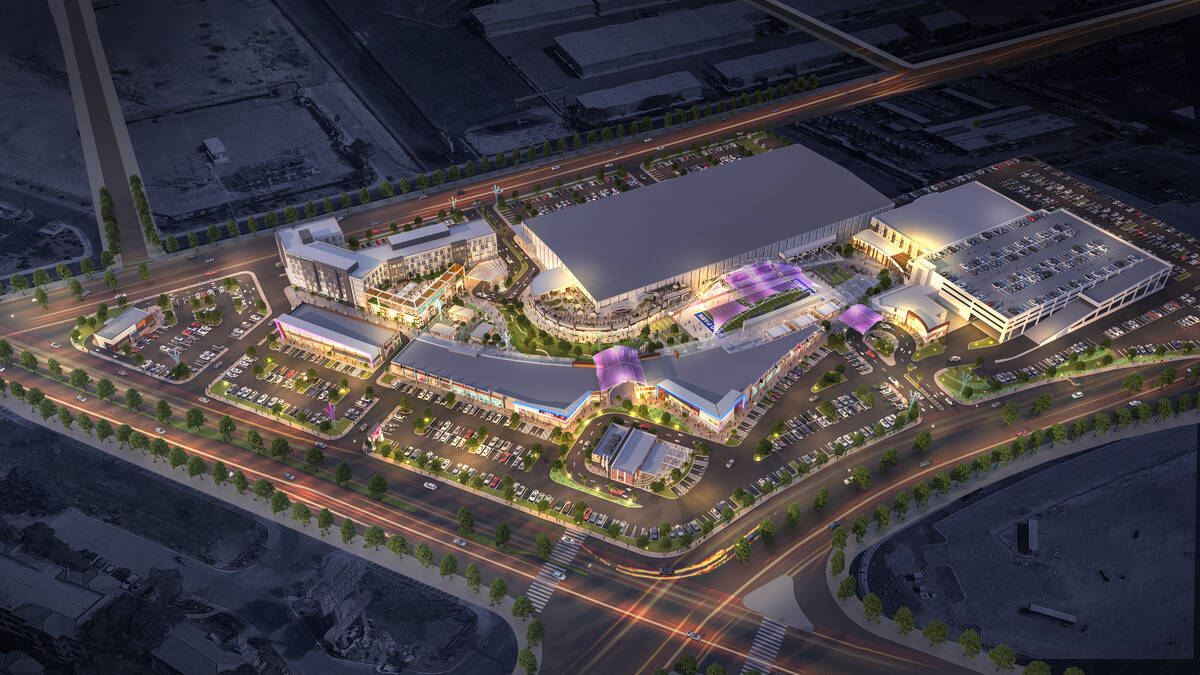 An updated rendering of the Hylo Park development on the former sites of the Texas Station and ...