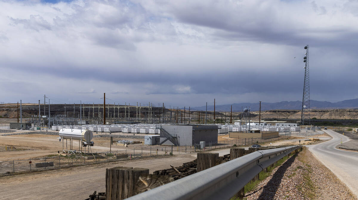 There are 208 battery containers on site at the NV Energy operated Reid Gardner Battery Energy ...