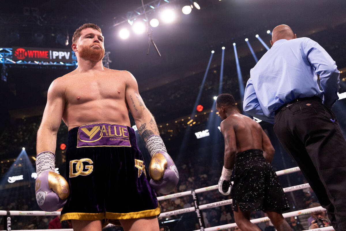 Canelo Alvarez and Jermell Charlo take the ring for an undisputed world super middleweight titl ...