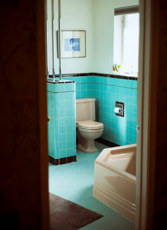 A bathroom in a 1953 home, with a 1962 addition, in the historic John S. Park neighborhood duri ...
