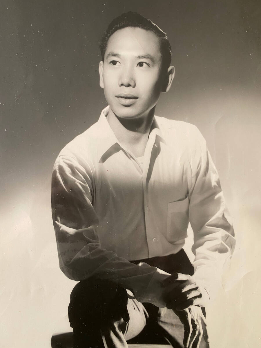 A publicity headshot for George Lee during his career as a Broadway dancer. (Photo from George ...