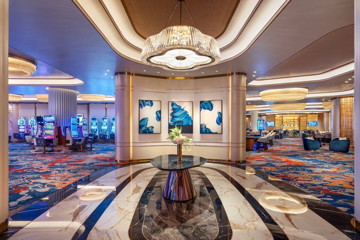 As part of the Venetian's redevelopment plans, it opened the new Palazzo High Limit Lounge. (Th ...
