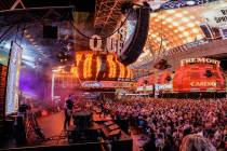 The allure of free, classic rock is shown at Downtown Rocks at Fremont Street Experience on Sat ...
