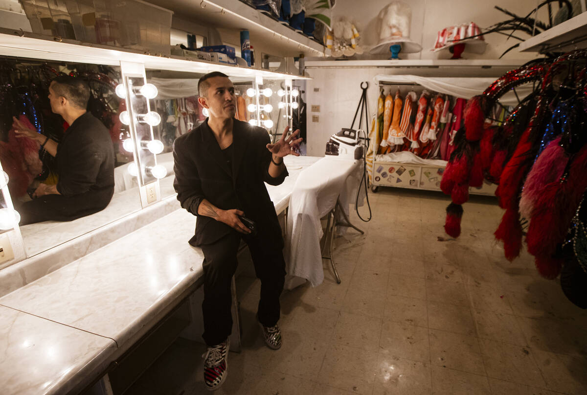 Jose Rodrigo, wardrobe director for "Dita Las Vegas," talks about the different costu ...