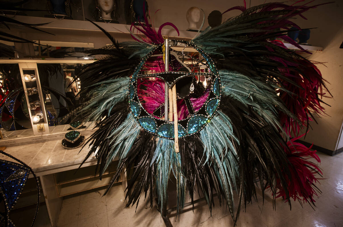 Costume pieces that were used in "Jubilee" are seen backstage at the Jubilee Theater, ...