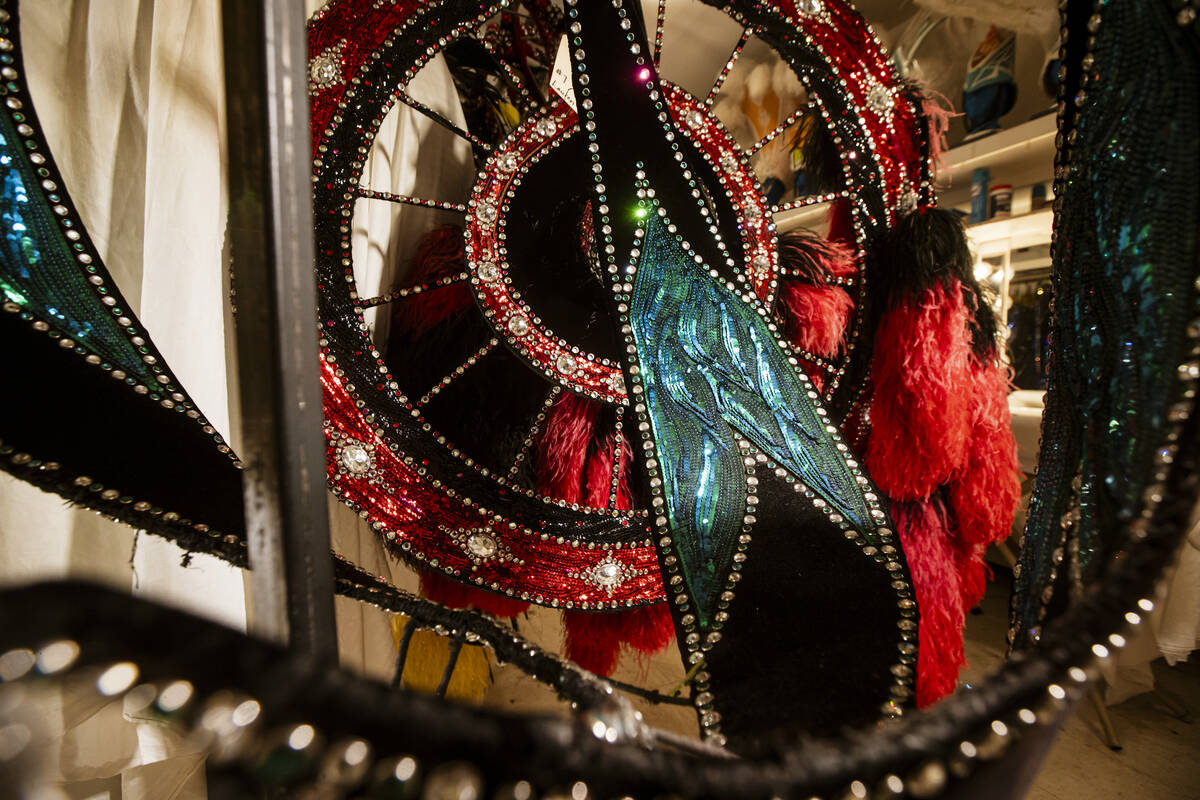 Costume pieces that were used in "Jubilee" are seen backstage at the Jubilee Theater, ...