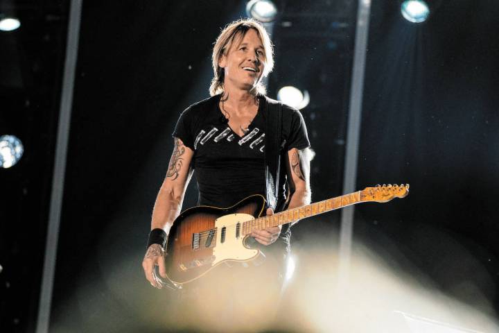Keith Urban performs during the 2023 CMA Fest on Friday, June 9, 2023, at Nissan Stadium in Nas ...