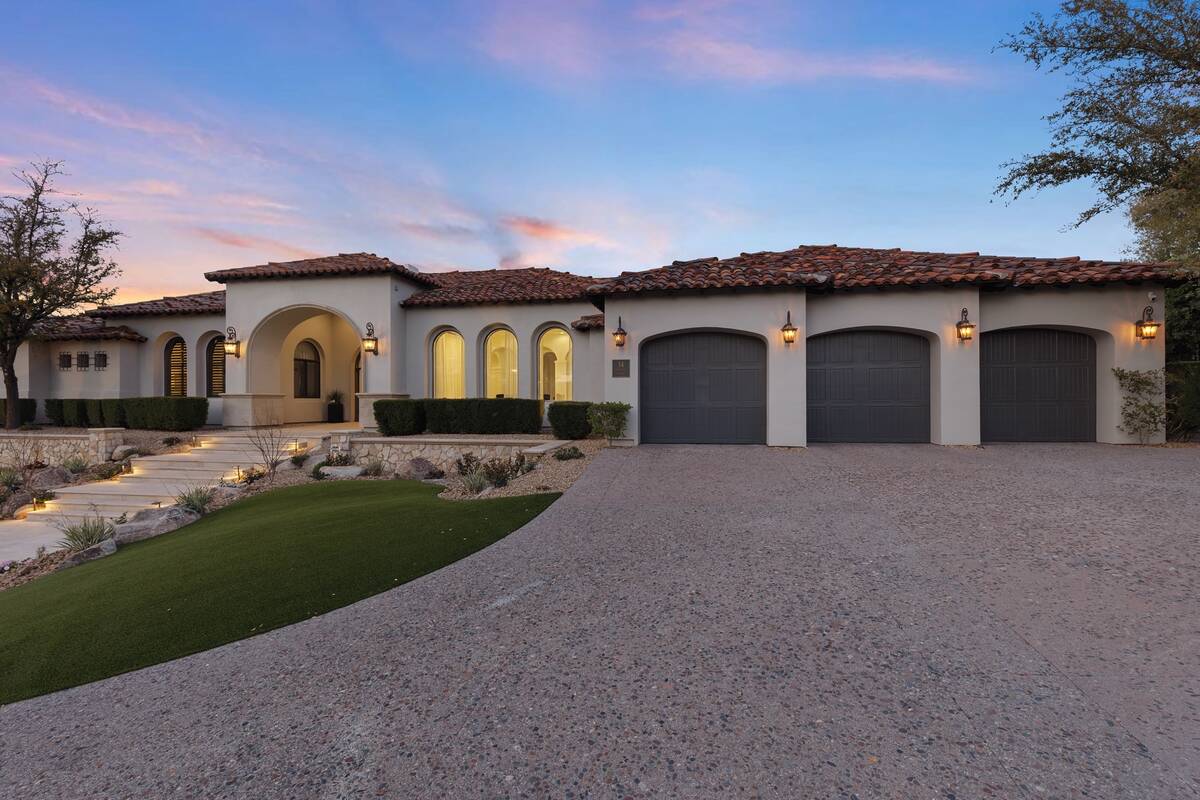 Former Raiders coach Josh McDaniels sold this home in Anthem Country Club in Henderson. (Avia M ...