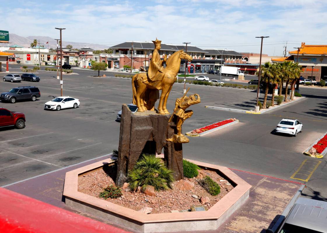 Chinatown Mall on Spring Mountain Road is pictured on Friday, April 12, 2024, in Las Vegas. (Bi ...