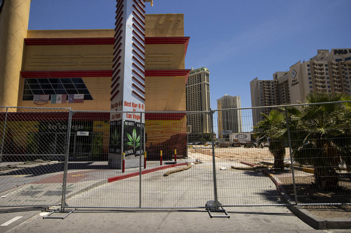 The shuttered Tex Mex Tequila Bar & Grill building sits on the site of a planned casino-res ...