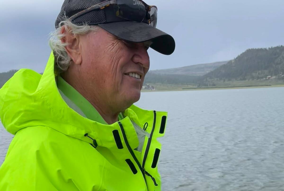 Joseph Houston II at Panguitch Lake in Utah in 2022. (Austin Schneider)