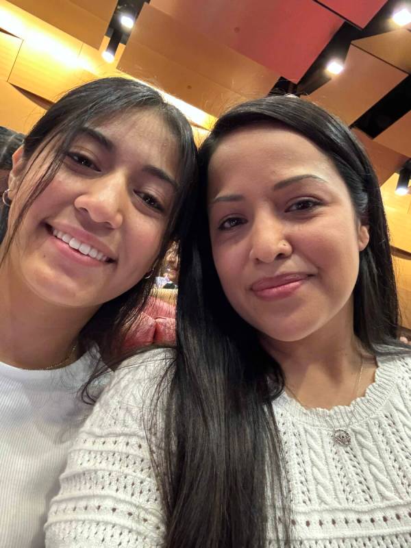 Katie Franco, right, and her daughter, Eldorado High School senior Jocelynne Zepeda, are seen i ...