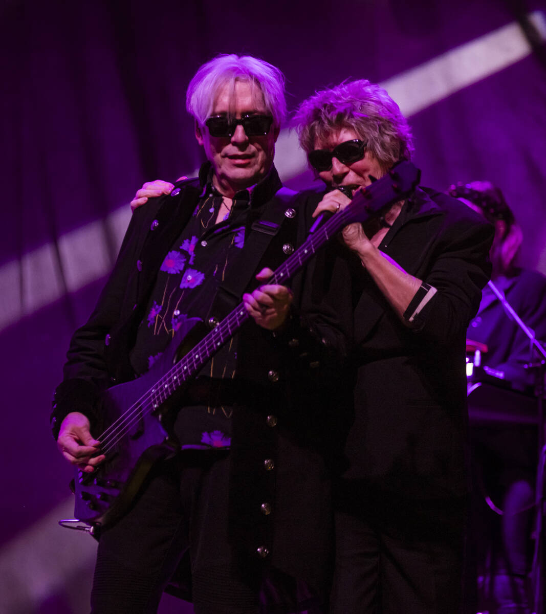 Richard Butler, right, and Tim Butler, of The Psychedelic Furs, perform at the House of Blues ...