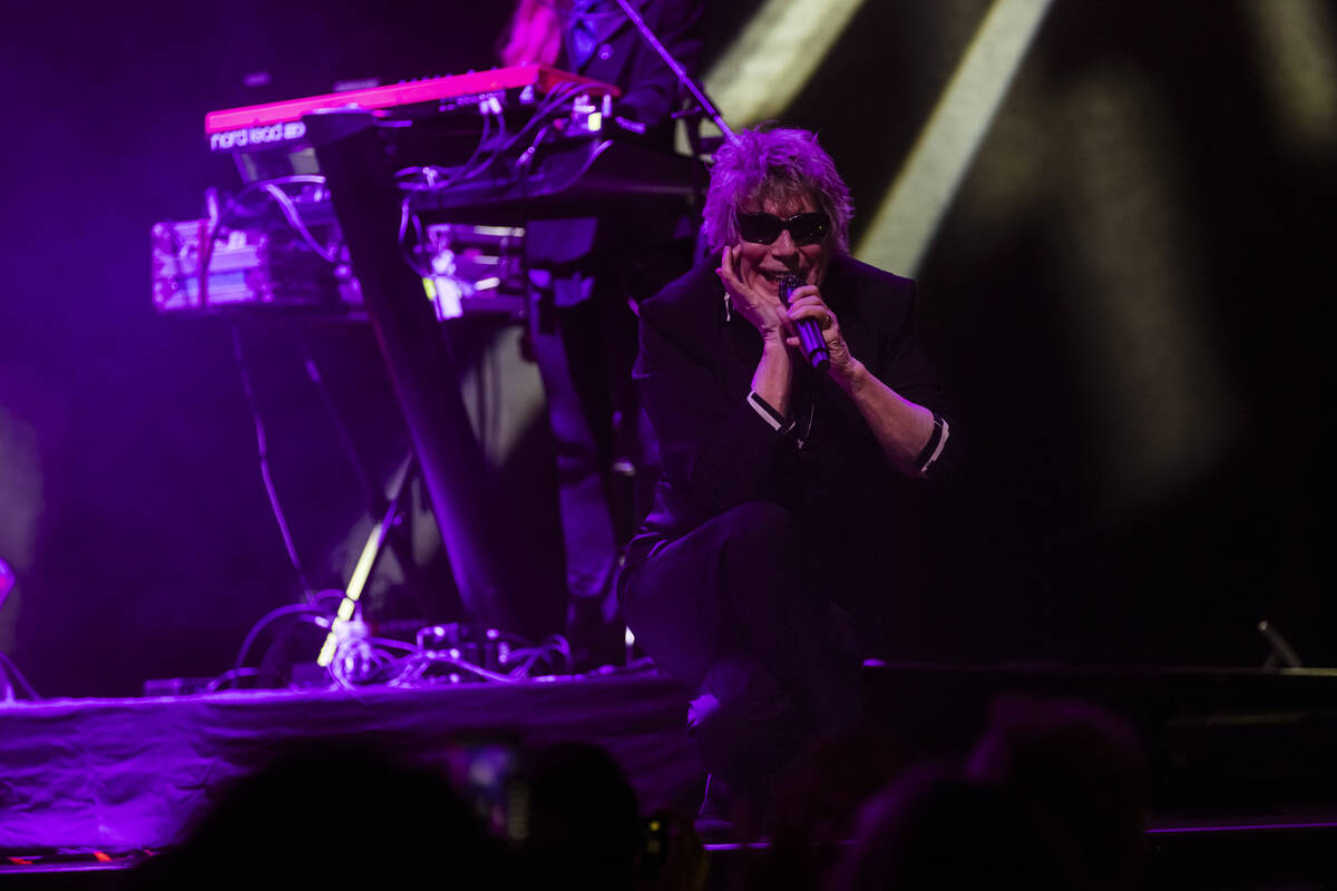 Richard Butler of The Psychedelic Furs performs at the House of Blues at Mandalay Bay on Thursd ...