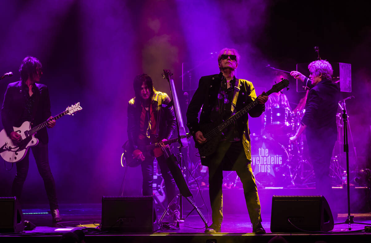 The Psychedelic Furs perform at the House of Blues at Mandalay Bay on Thursday, May 9, 2024, in ...