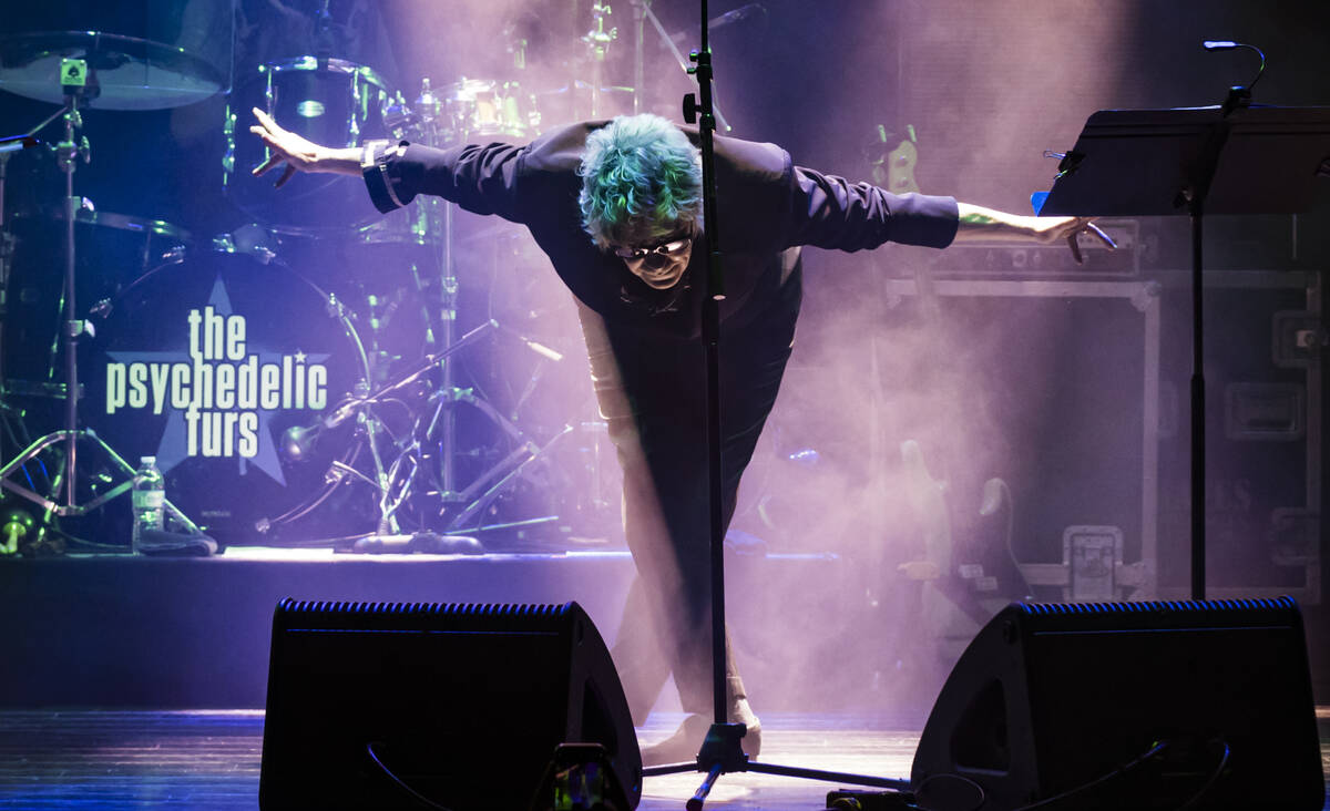 Richard Butler of The Psychedelic Furs performs at the House of Blues at Mandalay Bay on Thursd ...