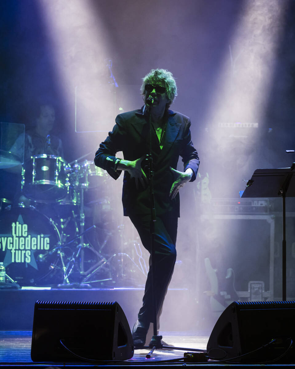 Richard Butler of The Psychedelic Furs performs at the House of Blues at Mandalay Bay on Thursd ...