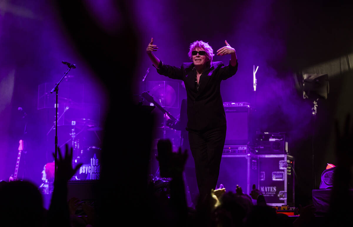 Richard Butler of The Psychedelic Furs performs at the House of Blues at Mandalay Bay on Thursd ...