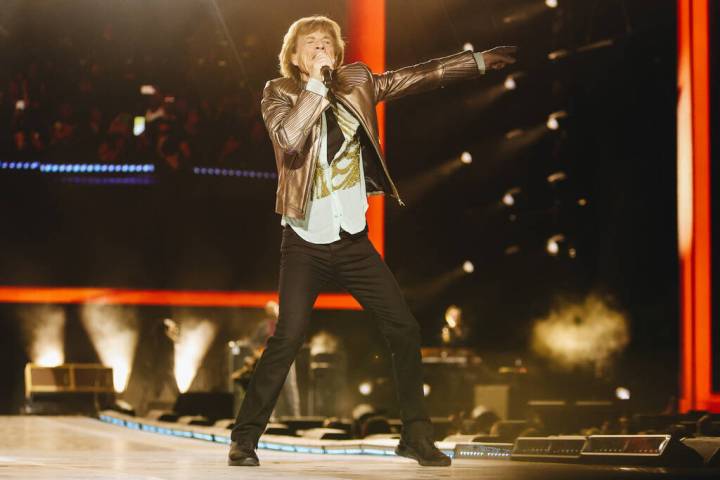 Mick Jagger of the Rolling Stones performs during the band's “Hackney Diamonds” tour at All ...