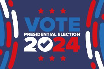 Presidential Election 2024 in United States. Vote day, November 5. US Election. Patriotic ameri ...