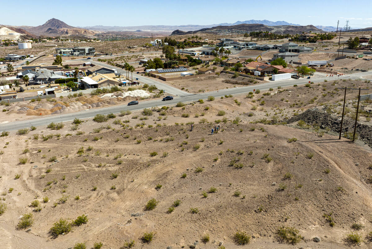 An aerial view of the site where the American Hindu Association wants to build a Hindu temple a ...