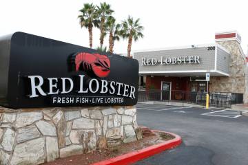 A Red Lobster location is seen in this file photo. (Bizuayehu Tesfaye/Las Vegas Review-Journal)