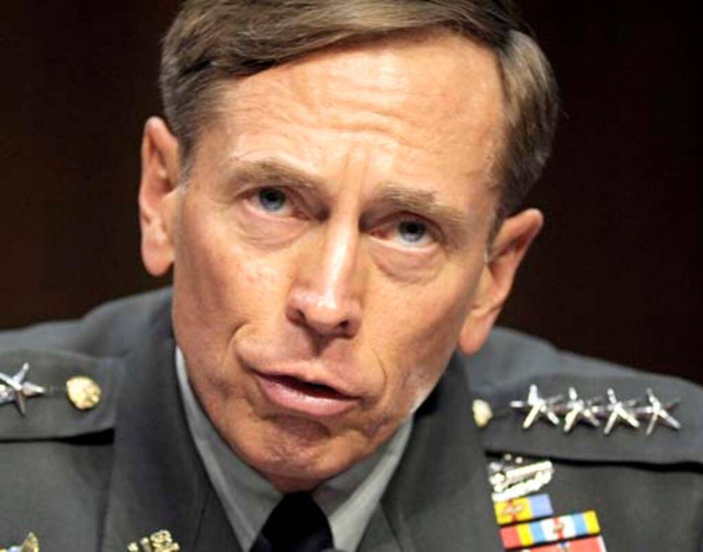 In this June 23, 2011 file photo, then-CIA Director-desigate Gen. David Petraeus testifies on C ...