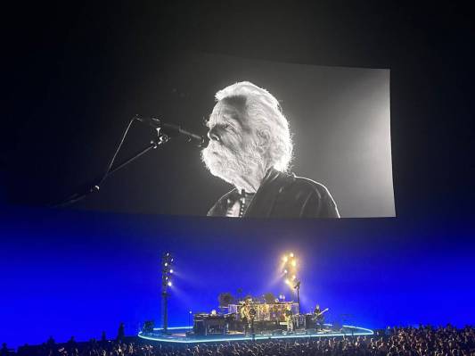Bob Weir is shown during Dead & Company's opening night at the Sphere on Thursday, May 16, 2024 ...