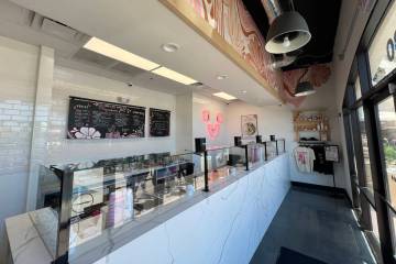 The interior of the new Sorry, Not Sorry Creamery in Centennial Hills, northwest Las Vegas. (Dr ...