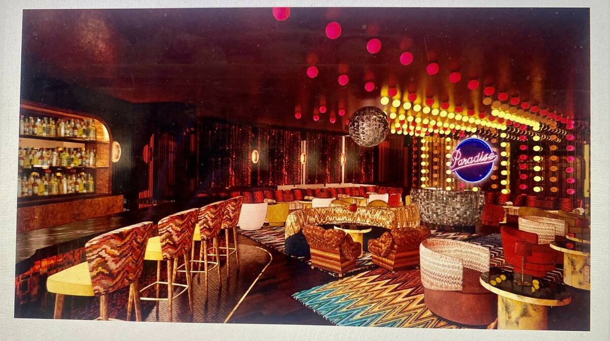A rendering of the speakeasy at Macelleria Disco, the working name of the concept replacing Koi ...