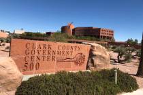 The Clark County Government Center in Las Vegas (Las Vegas Review-Journal)