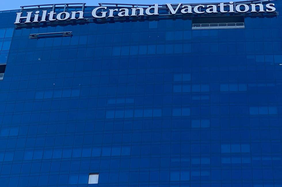 Several damaged windows were observed at the Elara by Hilton Grand Vacations on Tuesday, May 21 ...