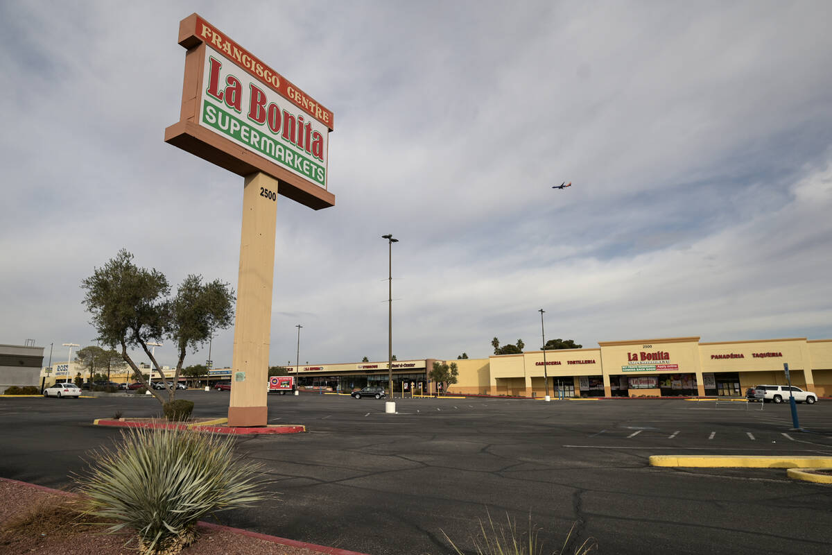 The La Bonita supermarket located in the Francisco Center at Desert Inn Road and Eastern Avenue ...