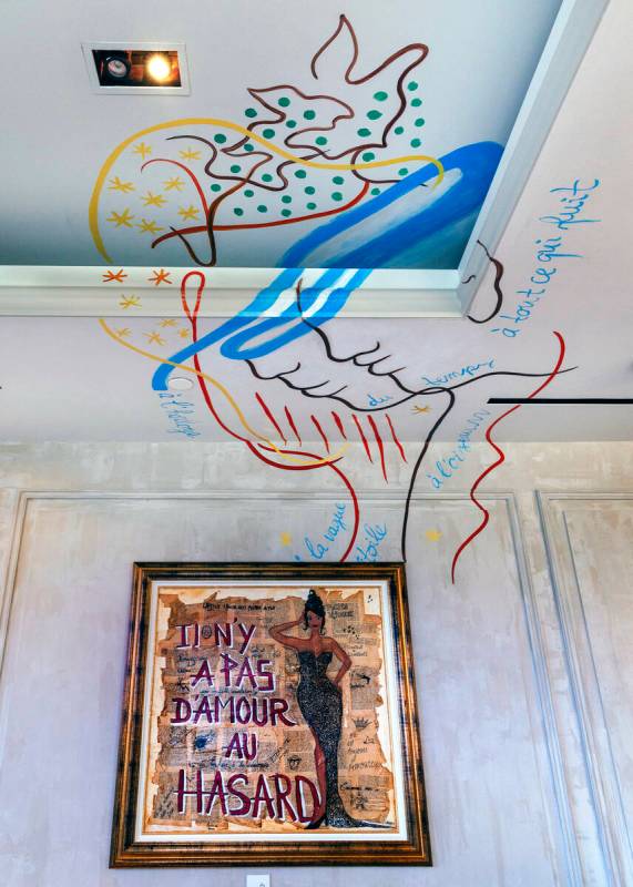 Some of the cool art during brunch at LPM within the Cosmopolitan on Saturday, May 25, 2024, in ...