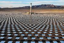 Crescent Dunes solar plant in Nye County, northwest of Tonopah. (SolarReserve)