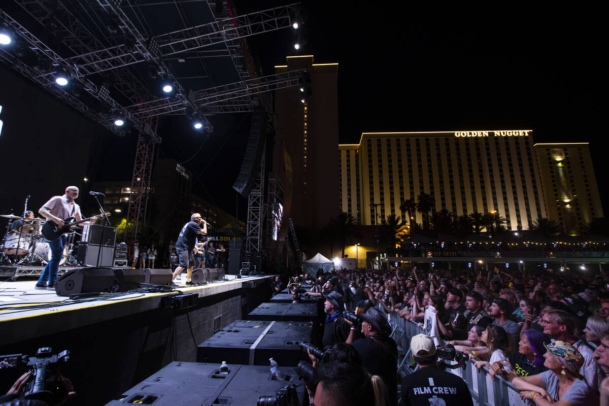 Descendents perform during the Punk Rock Bowling music festival at Downtown Las Vegas Events Ce ...