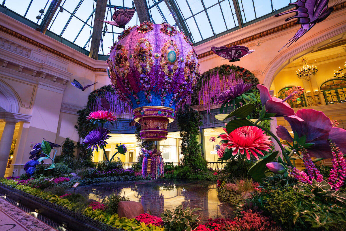 The Bellagio's new "Higher Love" summer display is seen in this photo. (MGM Resorts International)