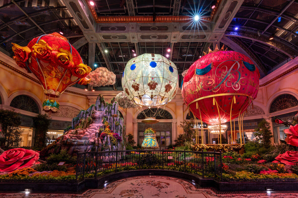 The Bellagio's new "Higher Love" summer display is seen in this photo. (MGM Resorts International)