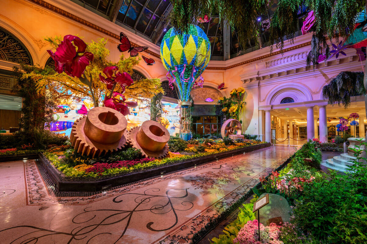 The Bellagio's new "Higher Love" summer display is seen in this photo. (MGM Resorts International)