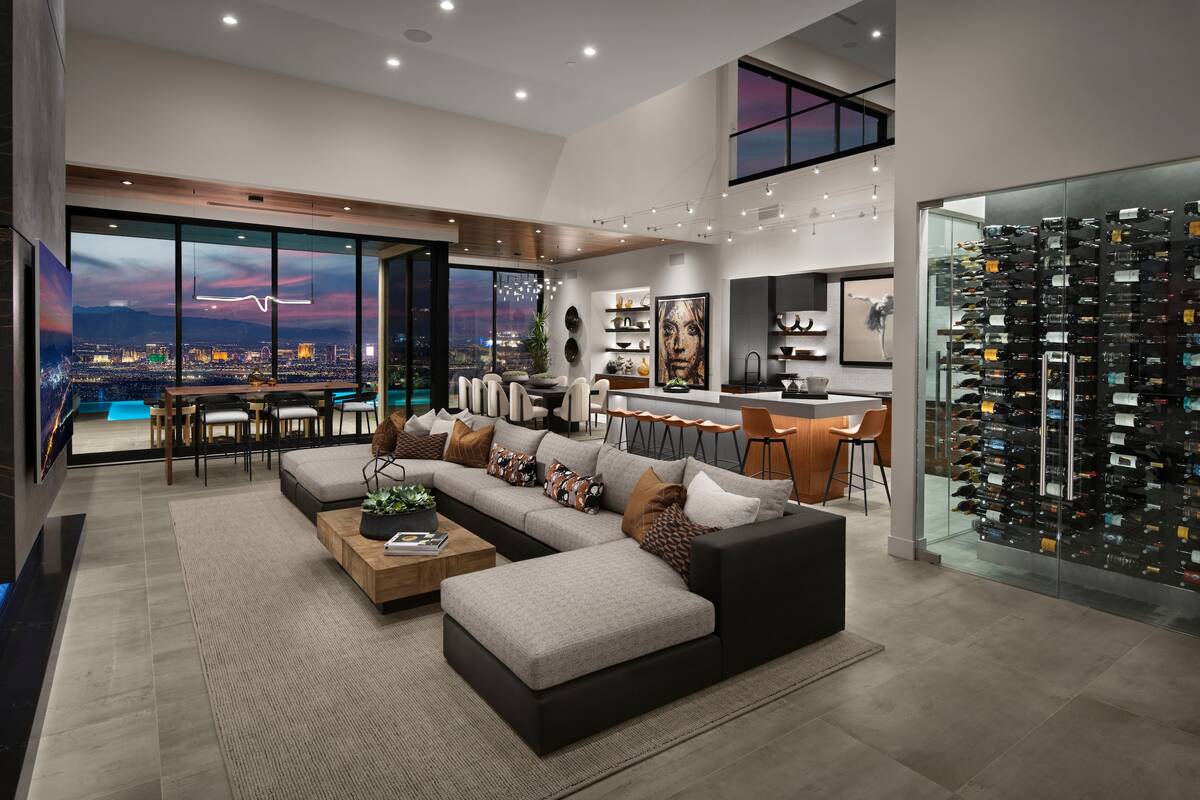 Las Vegas-based Christopher Homes is building a $30-million model home collection featuring fiv ...