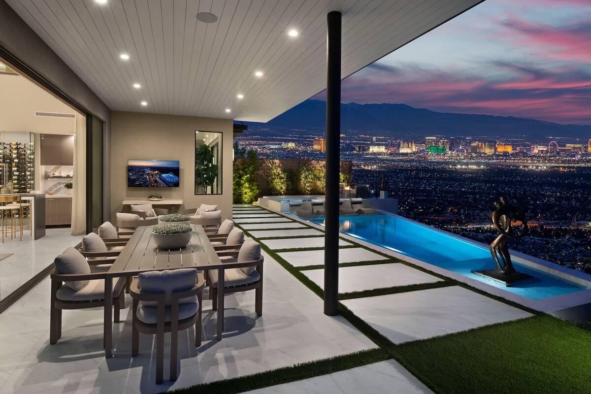 SkyVu by Christopher Homes features sweeping views of the Strip and the desert mountains. Price ...