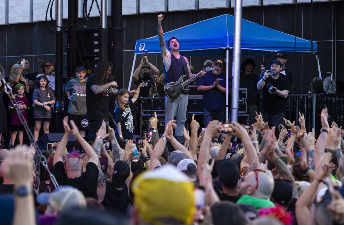 Madball performs during the Punk Rock Bowling music festival at Downtown Las Vegas Events Cente ...