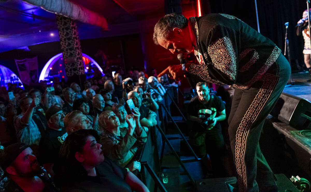 El Vez performs during a Punk Rock Bowling music festival club show at Fremont Country Club in ...