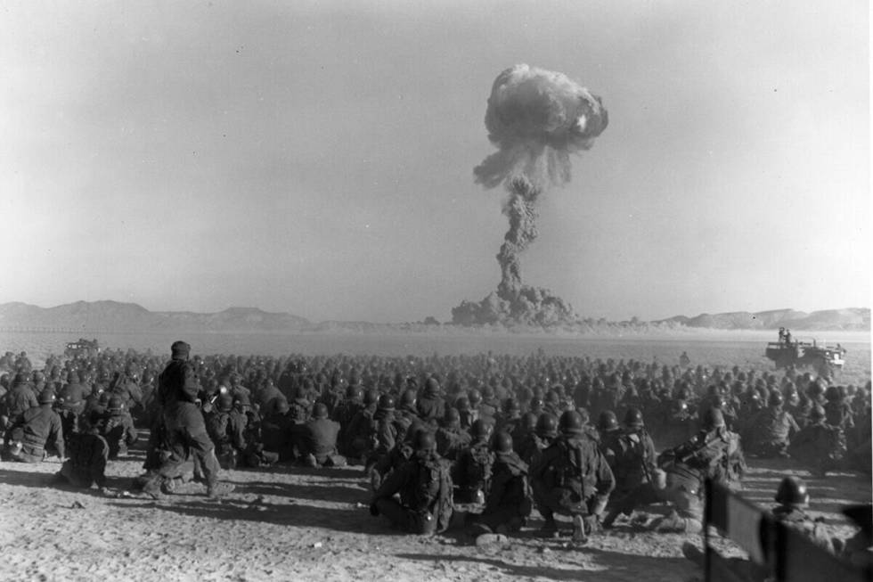 The first atomic test in the United States, after New Mexico's Trinity explosion in 1945, was o ...