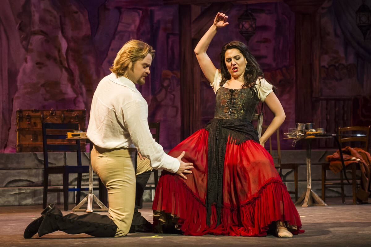 Opera Las Vegas performs "Carmen" in 2016. (Richard Brusky)