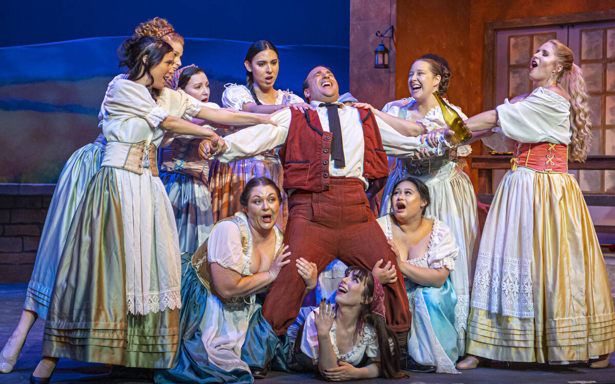 Opera Las Vegas performs "Elixir of Love" during the 2018-19 season. (Richard Brusky)