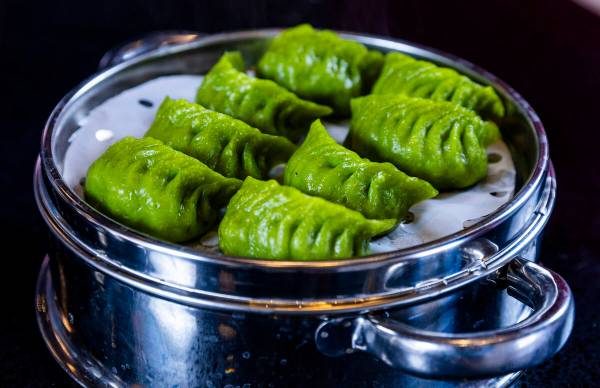 Steamed vegan dumplings at ShangHai Taste which is expanding from Chinatown to the southwest on ...