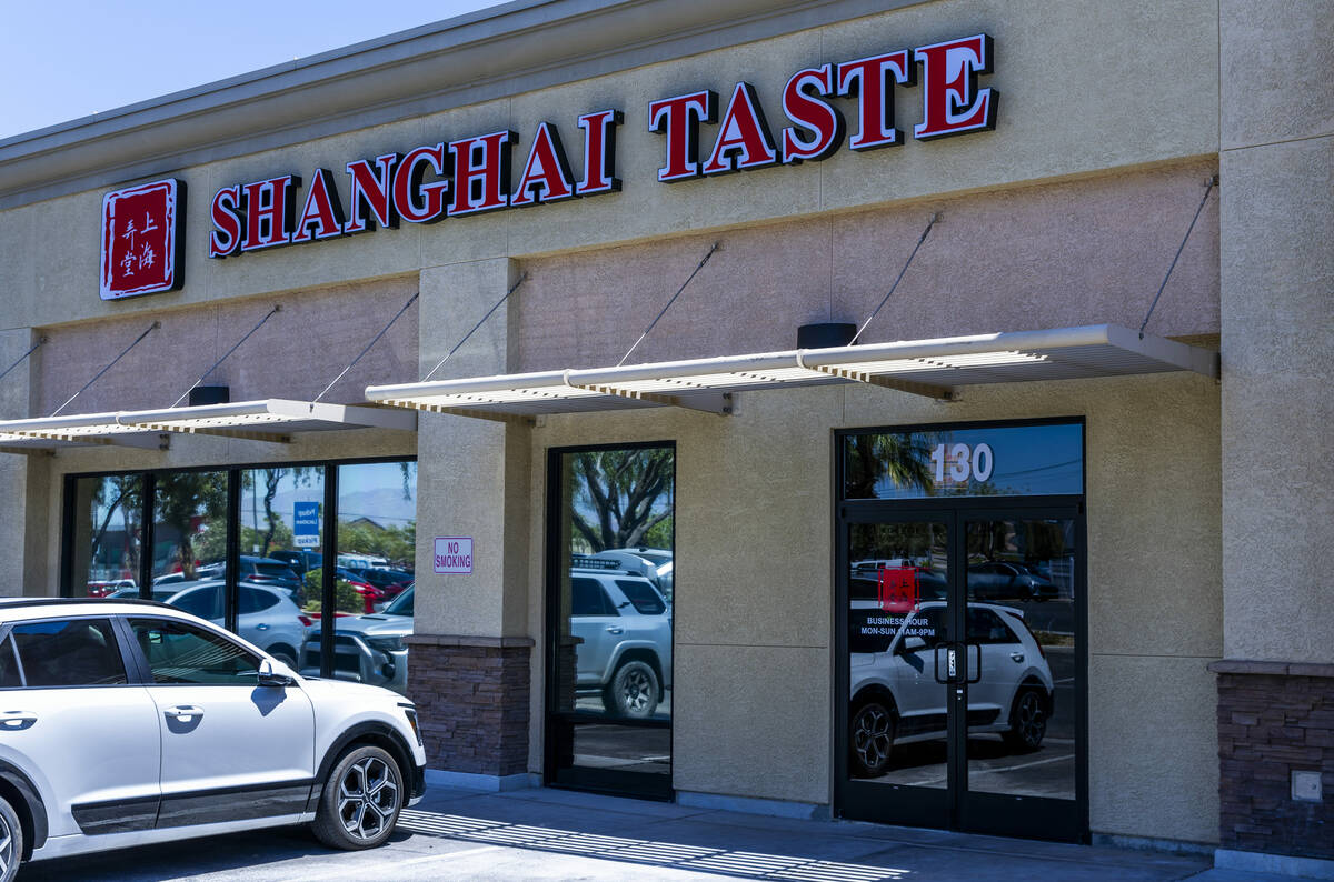 New ShangHai Taste restaurant exterior in the southwest expanding from Chinatown on Friday, Ma ...