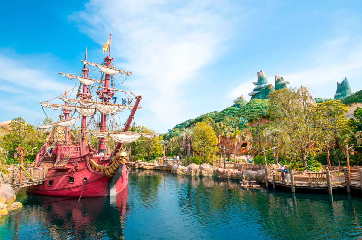 Peter Pan's Never Land in Fantasy Springs at Tokyo DisneySea. (Disney/TNS)