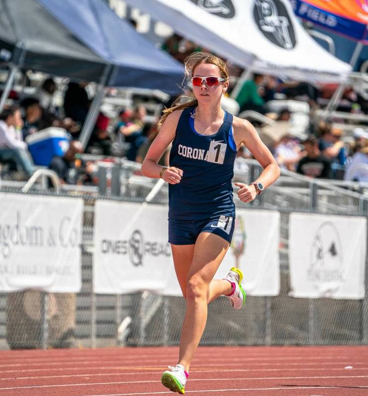 Coronado's Brooke-Lynn Miller is a member of the Nevada Preps All-Southern Nevada girls track a ...